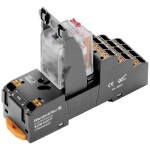 Weidmüller DRMKITP 24VAC 4CO LD/PB reléový modul, 24 V/AC, 5 A, 4 prepínacie, 10 ks; 2576100000