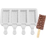 Silicone form for popsicles hearts 7x3.5 cm - Cakesicq - Cakesicq