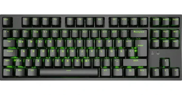 Genesis Thor 404 TKL RGB Gateron Yellow Pre čierna / Herná mechanická klávesnica / rozloženie DE / RGB podsvietenie (NKG-2183)