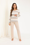 Dámske pyžamo Regina 726 long/r 2XL Z25/26 Béžová XXL