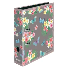 Herlitz Zakladač A4 motýle / 8 cm / šedá (50044061)