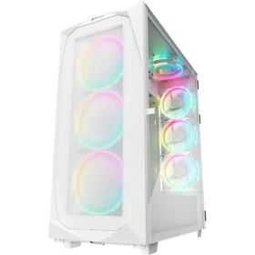 Sharkoon REV300 White biela / ATX / 2x USB 3.0 / 1x USB-C / 7x 120mm / bez zdroja / priehľadná bočnica (4044951039593)