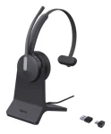 Yealink BH70 Mono (MS Teams) čierna / Mono náhlavná súprava / mikrofón / Bluetooth 5.2 / nabíjací stojan USB-A/C (1208702)