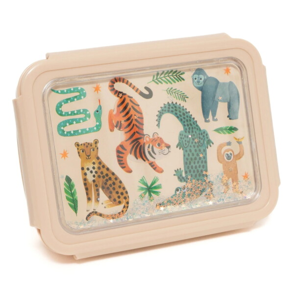 PETIT MONKEY Desiatový box Bento Upside Down Animals