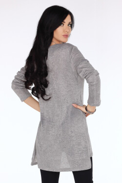 Dámska tunika model P30215 Bente - Merribel XL šedá