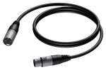 Procab XLR čierna / Kábel / XLR (M) - XLR (F) / 5 m (1KPCL118)