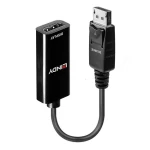 Lindy DisplayPort - HDMI čierna / Adaptér / 4K 30Hz / 0,15 m / pasívne (41718)