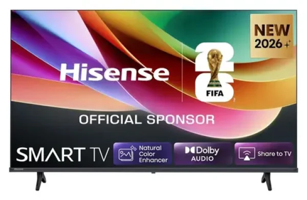 40" Hisense 40A4S čierna / Televízia / QLED / FHD / HDMI / Wi-Fi / BT / 14W repro (40A4S)