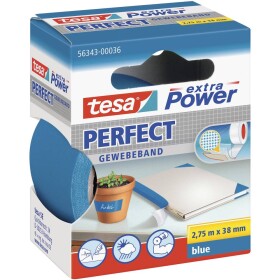 Tesa PERFECT 56343-00036-03 páska so skleným vláknom tesa® Extra Power modrá (d x š) 2.75 m x 38 mm 1 ks; 56343-00036-03