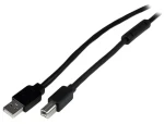 StarTech aktívny kábel USB-A - USB-B čierna / Kábel USB / USB 2.0 / 20 m (USB2HAB65AC)