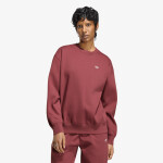 Mikina adidas Essentials Crew Long Fleece Sweatshirt Quiet Crimson XL