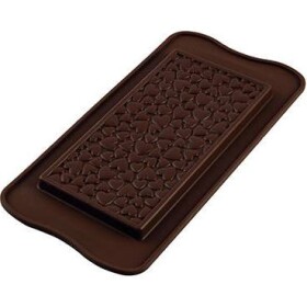 Silicone form for chocolate – srdiečko tabulka - Silikomart - Silikomart