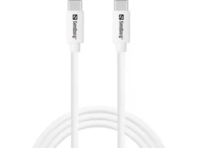 Sandberg SAVER USB-C Cable 1M 65W biela / nabíjací kábel USB-C na USB-C