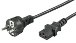 MicroConnect Sieťový napájací kábel Schuko - C13 10m čierna (PE0204100)