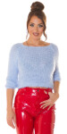 Cozy Crop sweater CAPPUCCINO Einheitsgroesse