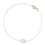 Daniel Wellington Pozlátený retiazkový náramok znamenia Rak Crystal Zodiac DW00400910