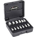 Vigor sada nástavcov pre nástrčný kľúč 1/4 (6,3 mm) V7514/13; V7514/13