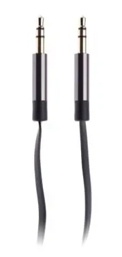 Connect IT CI-467 Wirez 3.5mm jack kábel (M) - (M) 2m čierna / plochý (CI-467)