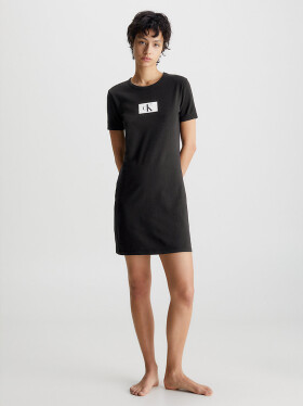 Dámska nočná košeľa Night Dress CK96 S/S 000QS6944EUB1 čierna - Calvin Klein M