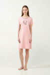 Vamp - Nočná košeľa s potlačou 21496 - Vamp pink peach 3XL