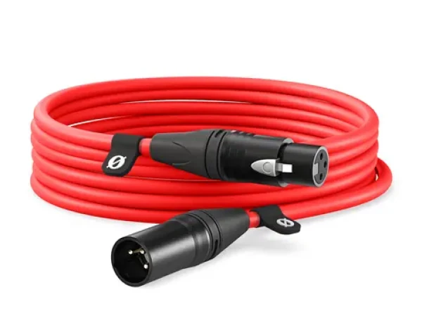 Rode XLR6M- R červená / XLR kábel / XLR (M) - XLR (F) / 6 m (XLR6M-R)