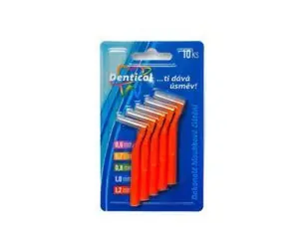 Denticol Z01 1,2 mm (745240159087) / Medzizubná kefka / zahnutá / 10 ks (745240159087)