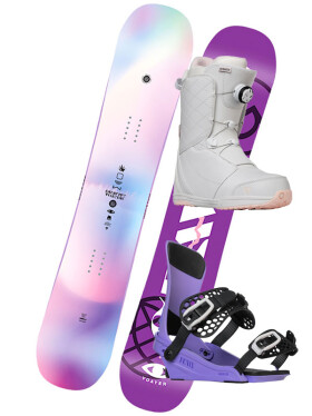 Gravity VOAYER FA dámsky snowboardový set