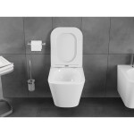 MEXEN - Teo Závesná WC misa Rimless Tornado, biela lesk 3385XX00T