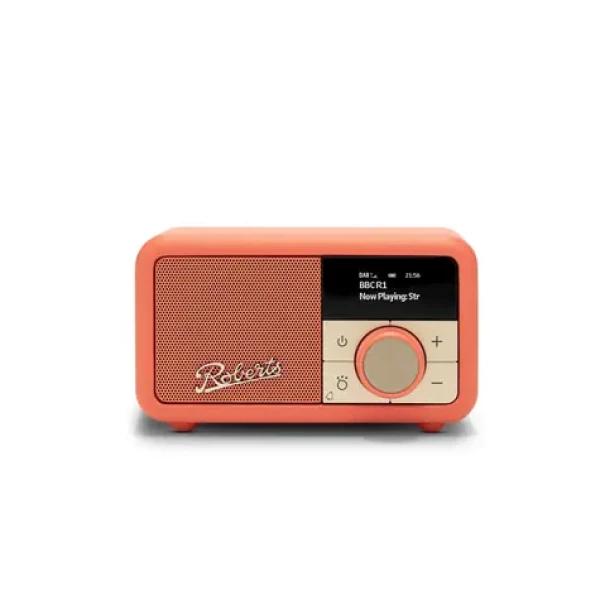 Roberts Radio Revival Petite 2 Orange / Prenosné rádio / DAB+ a FM / USB-C / BT / LCD Displej / 3.5mm (REV-PETITE2POE)