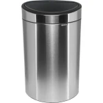 Brabantia Touch Bin New Odpadkový kôš na triedený odpad 23 + 10 L strieborná / oceľ matná / 72.5 x 43.5 x 30.5 cm (100680)