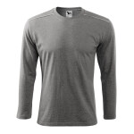 Mafini Tričko s dlhým rukávom M MLI-11212 dark grey melange 3XL