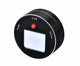Viking zásuvkový modul A10 čierna / LED svetlo / 3W (VA10B)