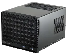 Silverstone SST-SG13B-C Sugo čierna / Mini-ITX / Mesh panel / 2x USB 3.0 + 1x USB-C / bez zdroja (SST-SG13B-C)