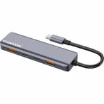 Canyon DS-18 / USB-C hub / 5 portov / USB-C PD nabíjanie / 10 Gbps / kompaktný (CNS-TDS18)