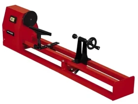 Einhell TC-WW 1000/1 červeno-čierna / Sústruh na drevo / 400 W / 4 rýchlostné stupne / priemer 280 mm / dĺžka 1000 mm (4312110)