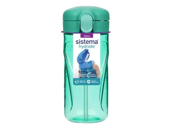 Sistema Hydrate Quick Flip Top Fľaša so slamkou 520 ml mätová (8592001419681)