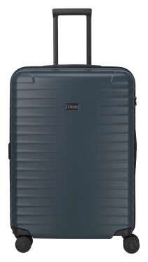 Stredný škrupinový kufor Titan Upgrade M plus Midnight blue
