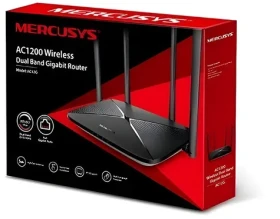 Mercusys AC12G čierna / Router / AC1200 / Wi-Fi 5 / 4X LAN + WAN (AC12G)