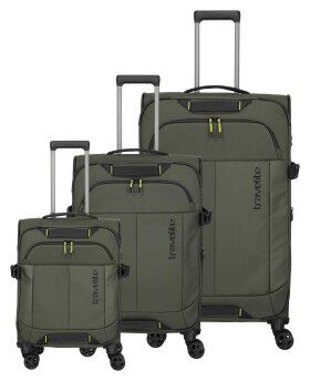 Sada cestovných kufrov Travelite Briize S,M,L Khaki
