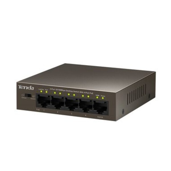 Tenda TEF1105P / 5-Port / 10 100 Mbps / desktop / 4x PoE (TEF1105P-4-63W)