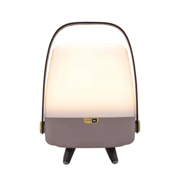 LITE- UP Play Mini šedá / Prenosná lampa s reproduktorom (KO06-0101LS001-02)