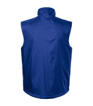 Teplá vesta unisex kráľovská modrá 4XL