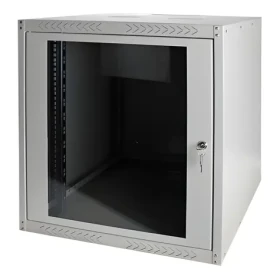 Digitus Dynamic sivá / Nástenný rozvádzač / 12U / 638,4x600x450 mm / sklenené dvere / IP20 (DN-19 12-U-EC)
