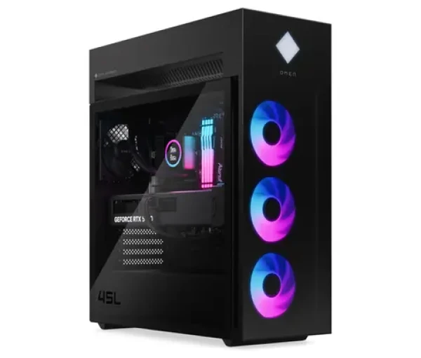 HP OMEN 45L GT22-3581nc čierna / Intel Core Ultra 9 285K 3.2 GHz / 64GB / 2TB + 2TB SSD / Nvidia RTX 5080 16GB / W11H (BQ8S3EA)