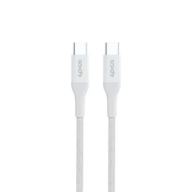 Epico pletený PD kábel USB-C na USB-C 0.3m biela (9915141100005)