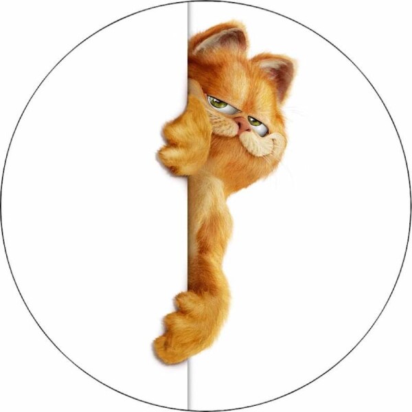 Jedlý papier Garfield za zeď 19,5 cm - Pictu Hap - Pictu Hap