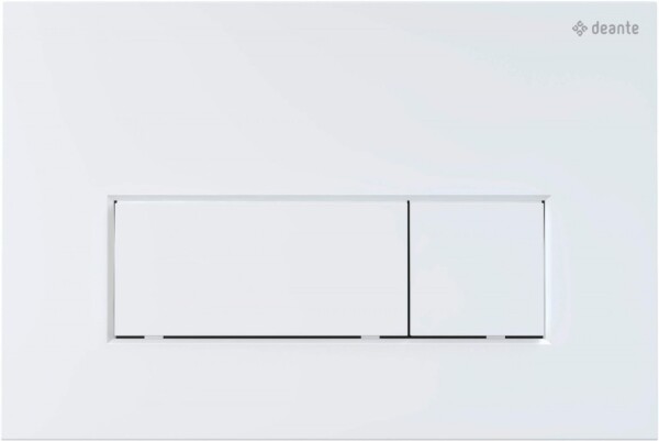 DEANTE - Ovládacie tlačidlo pre podomietkové systémy, biela - tenké CST_A51P