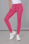 Ružové teplákové nohavice (CK01-19) odstíny růžové S (36)