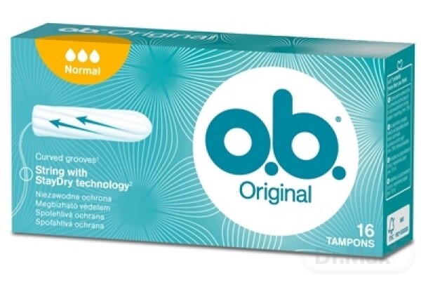 O.B. Original normal hygienické tampóny 16 kusov