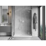 MEXEN/S - Mist-H L sprchové dvere krídlové pravé 125, transparent, chróm 8A5L-125-001-01-00-P